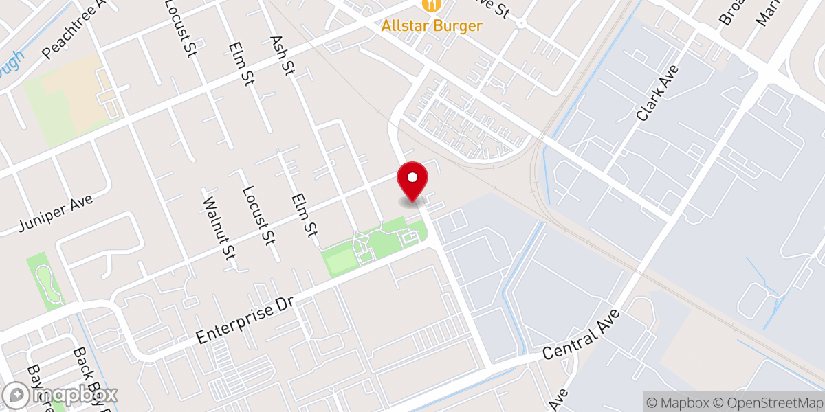 Map showing location of Newark Christian Center ( Family Church & Community Resource)