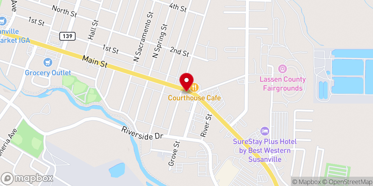 Map showing location of Crossroads Ministries