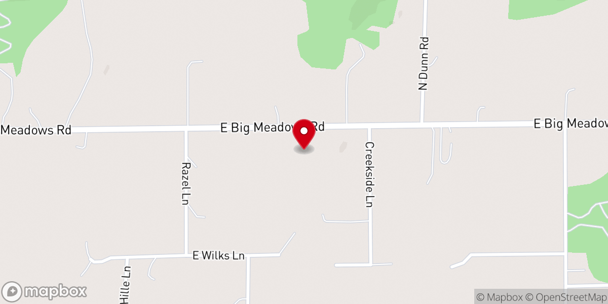 Map showing location of St. Luke Orthodox Church