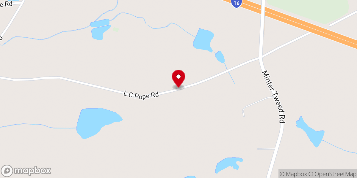 Map showing location of Tweed Chapel Church of God