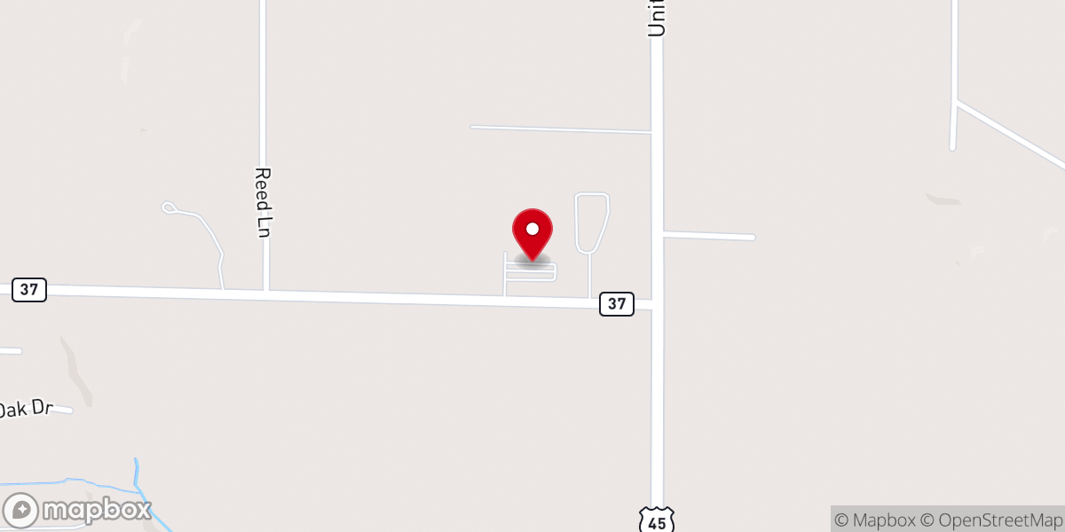 Map showing location of Watson United Methodist