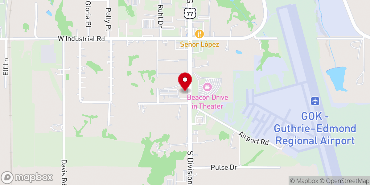 Map showing location of Friendship Church