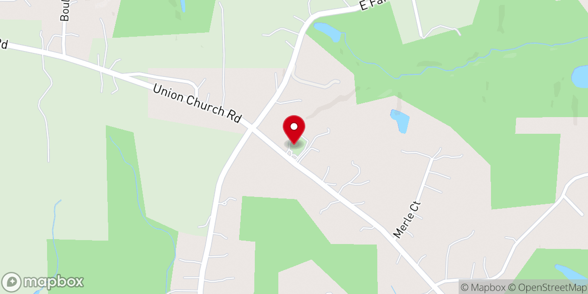 Map showing location of Lorraine Assembly of God Church