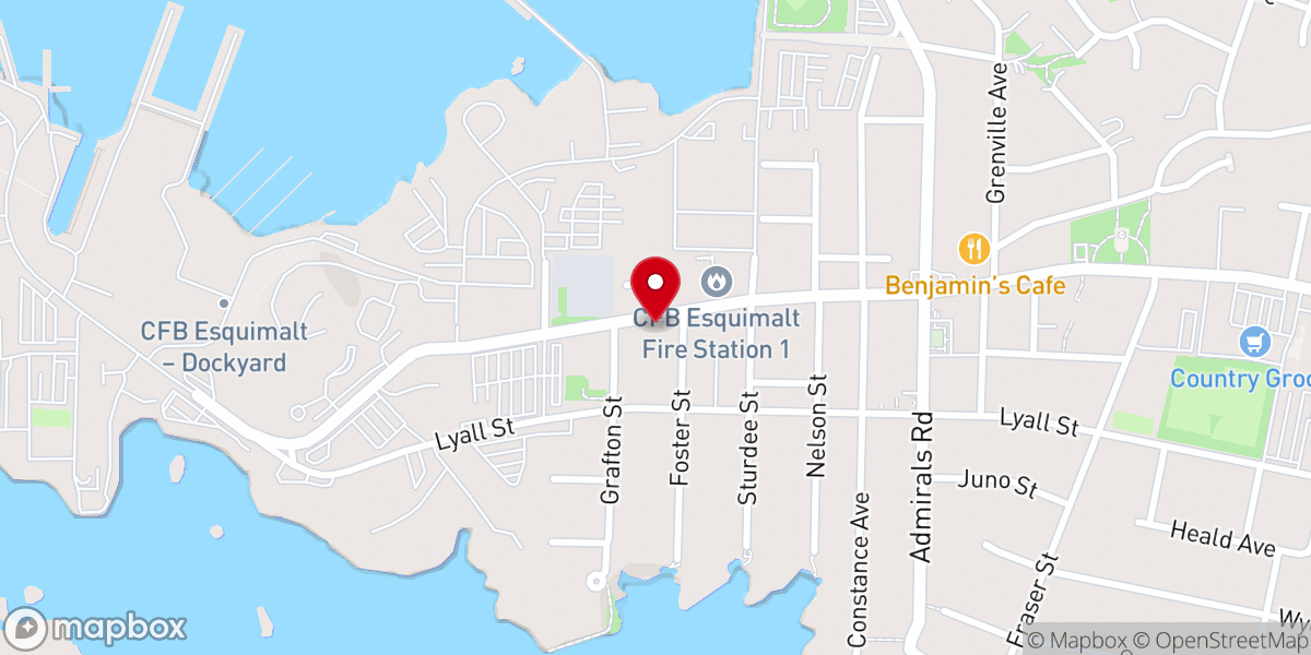 Map showing location of St. Peter and St. Paul's Anglican Church