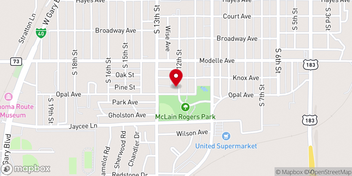 Map showing location of Saint Mary's Saint Vincent de Paul - Food Distribution Center