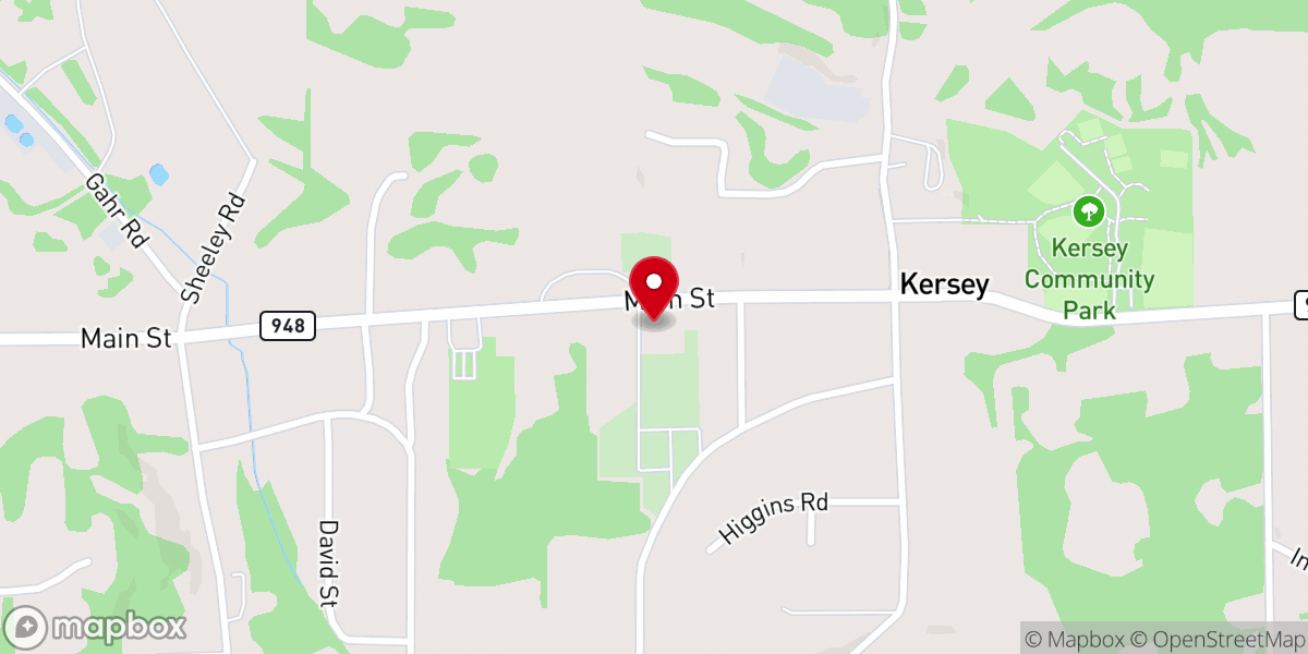 Map showing location of St. Boniface School
