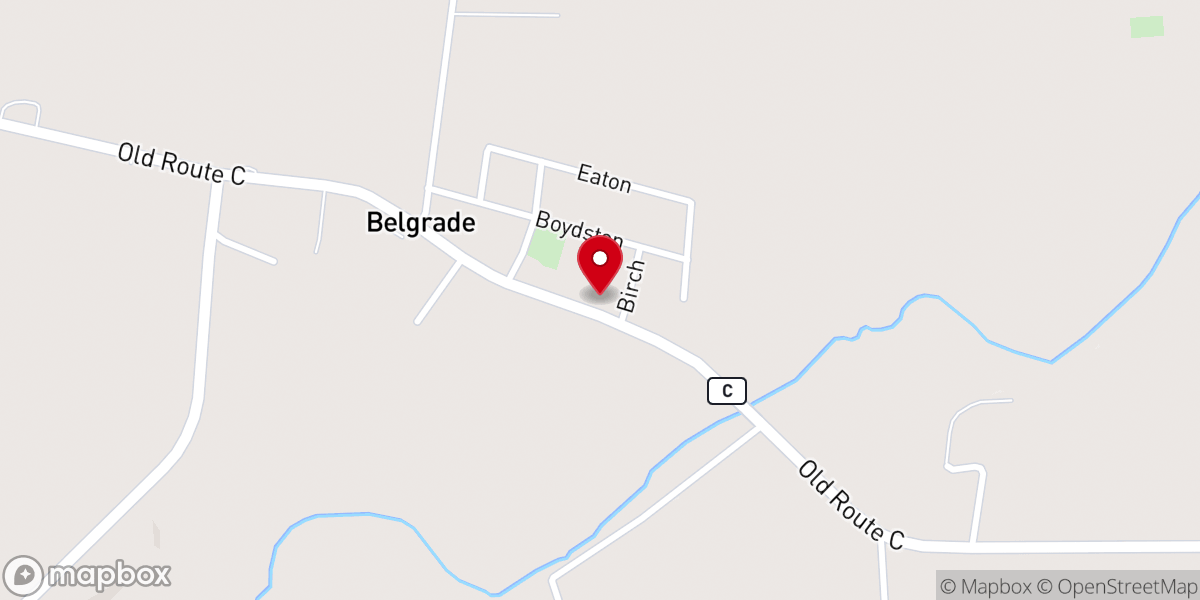 Map showing location of Temple Missionary Baptist Church