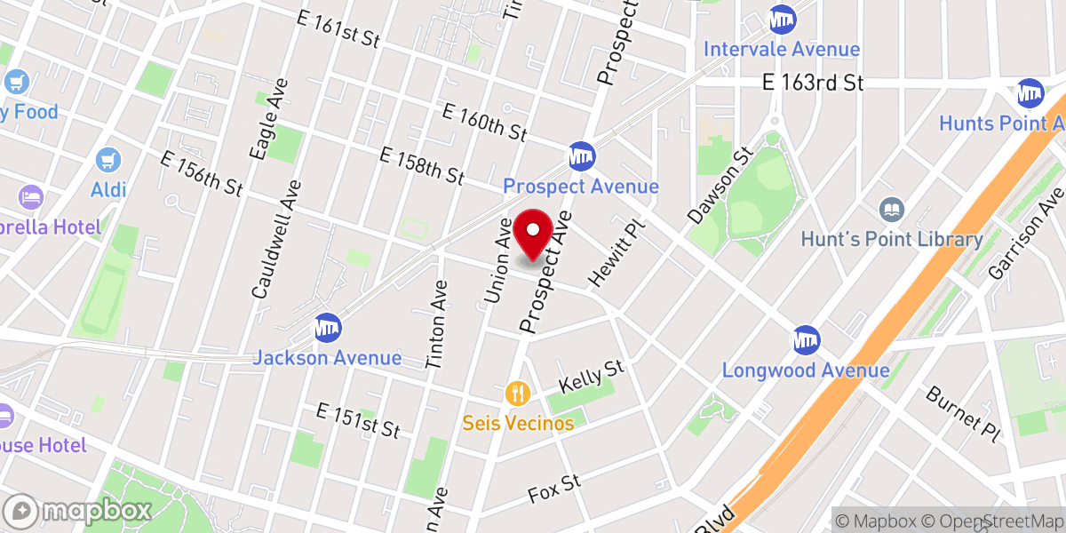 Map showing location of Transfiguration Lutheran Church