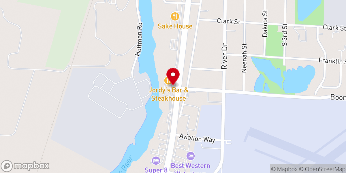 Map showing location of Riverplace Center