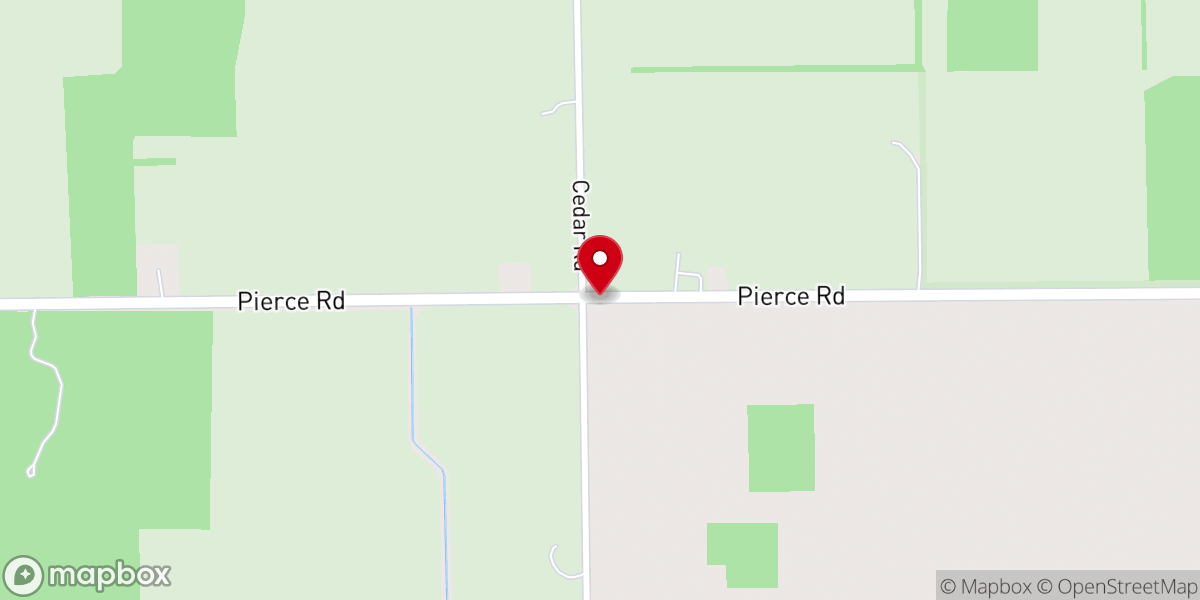 Map showing location of Madison Union Church