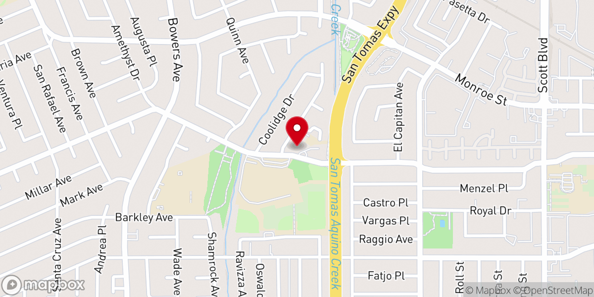 Map showing location of Redeeming Grace Lutheran Church