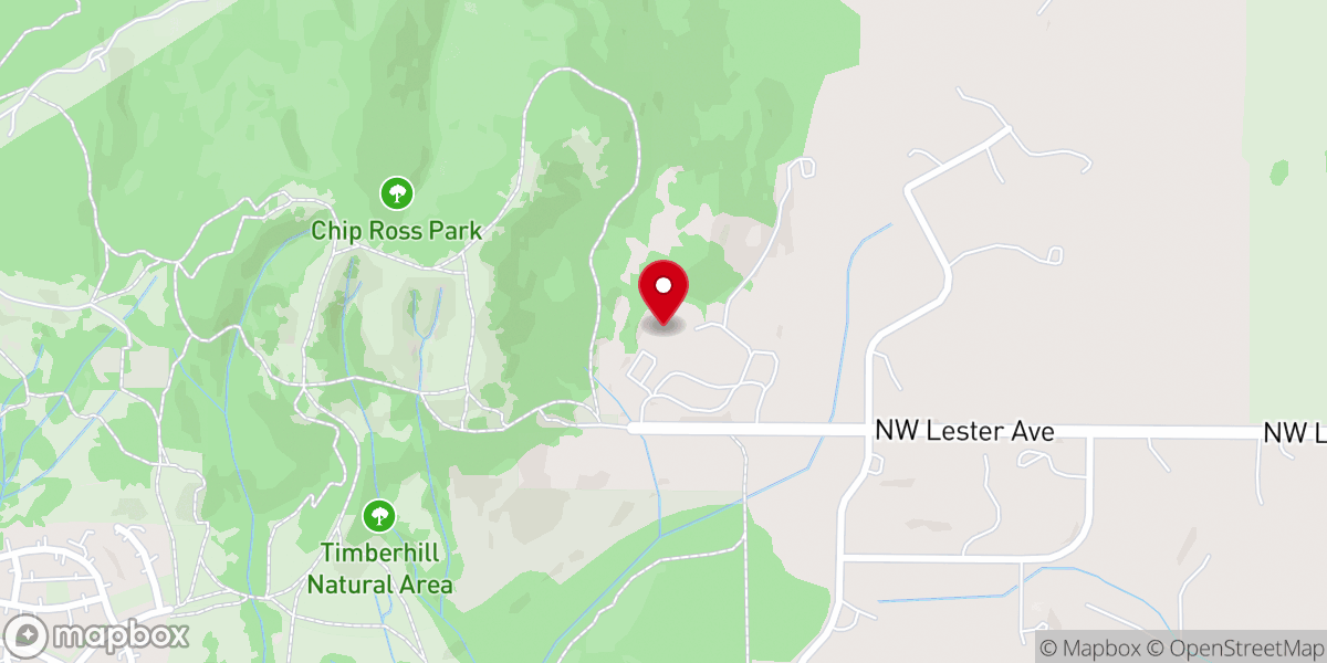 Map showing location of Calvary Corvallis