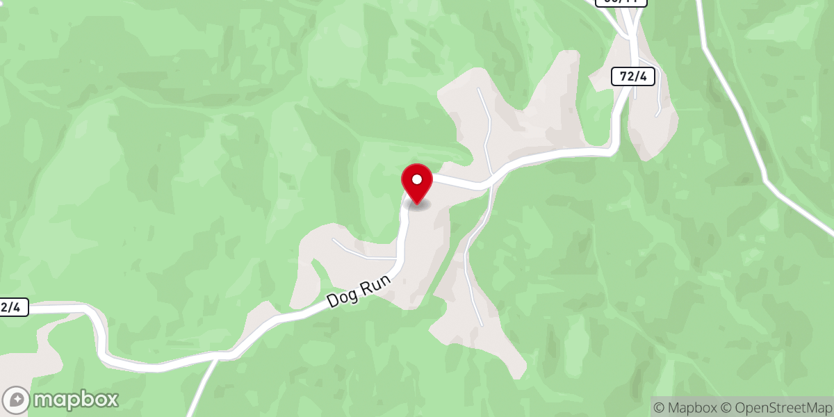 Map showing location of Mt. Sarah United Methodist Church