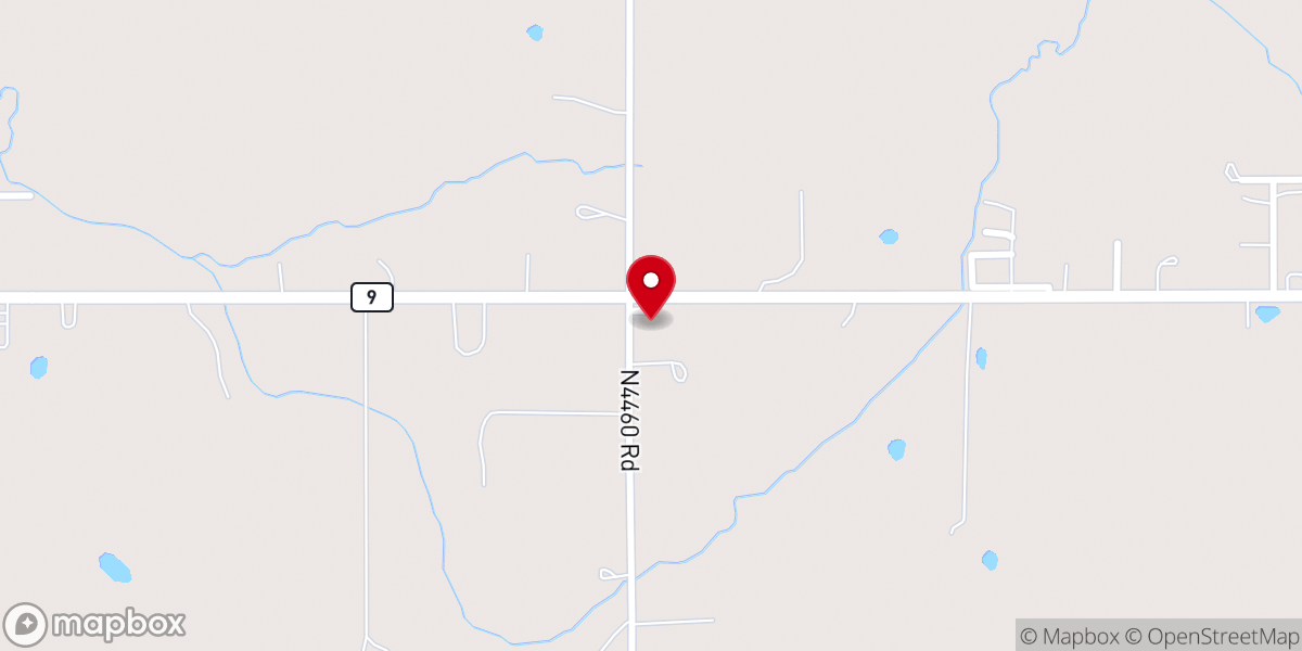 Map showing location of Harvest Church