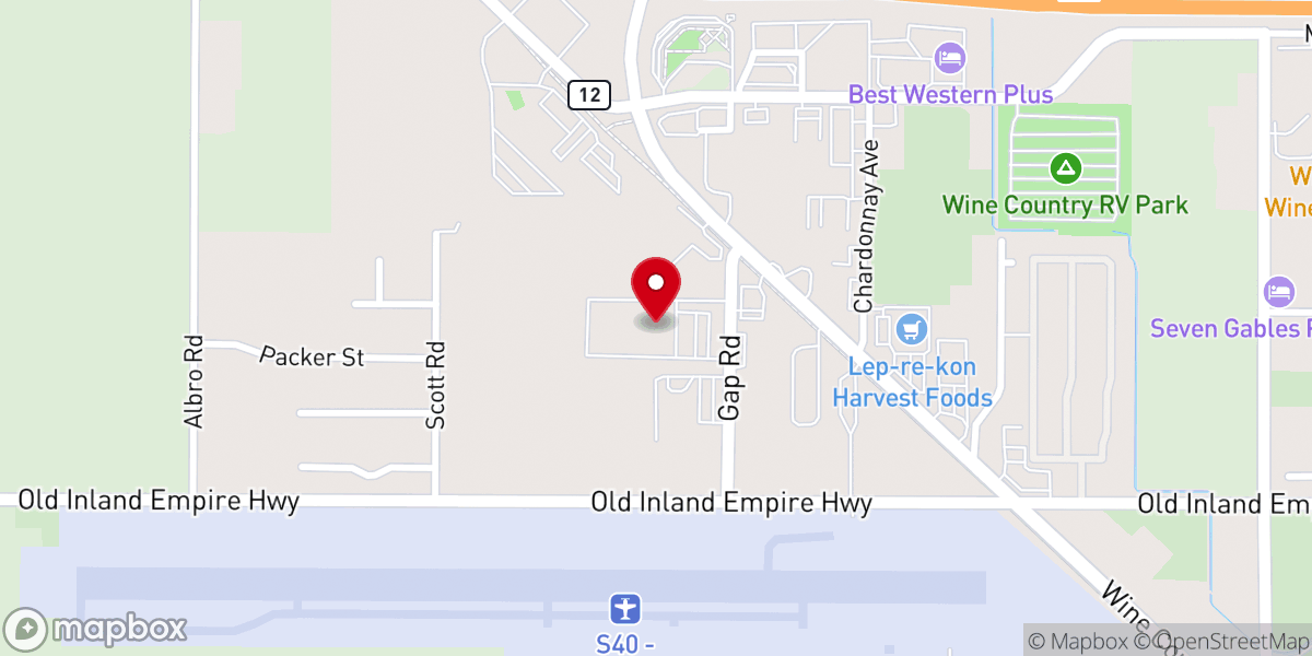 Map showing location of Foundation Bible Church