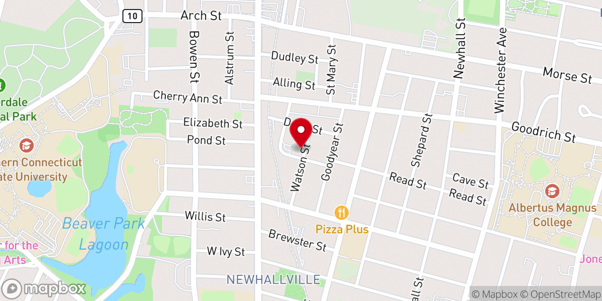 Map showing location of Good Shepherd Holiness Church