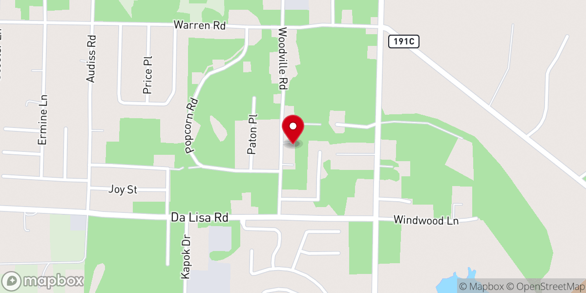 Map showing location of Wilson Memorial Church