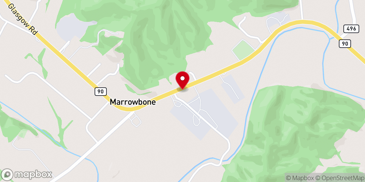 Map showing location of Anchor Point Church