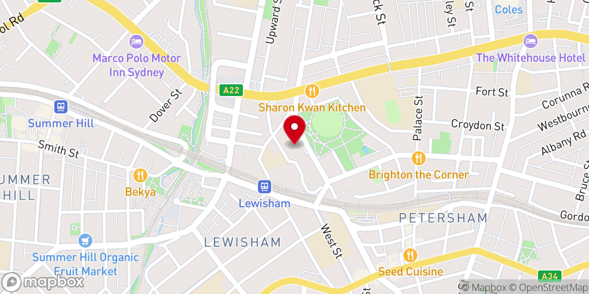Map showing location of Maternal Heart of Mary Catholic Church