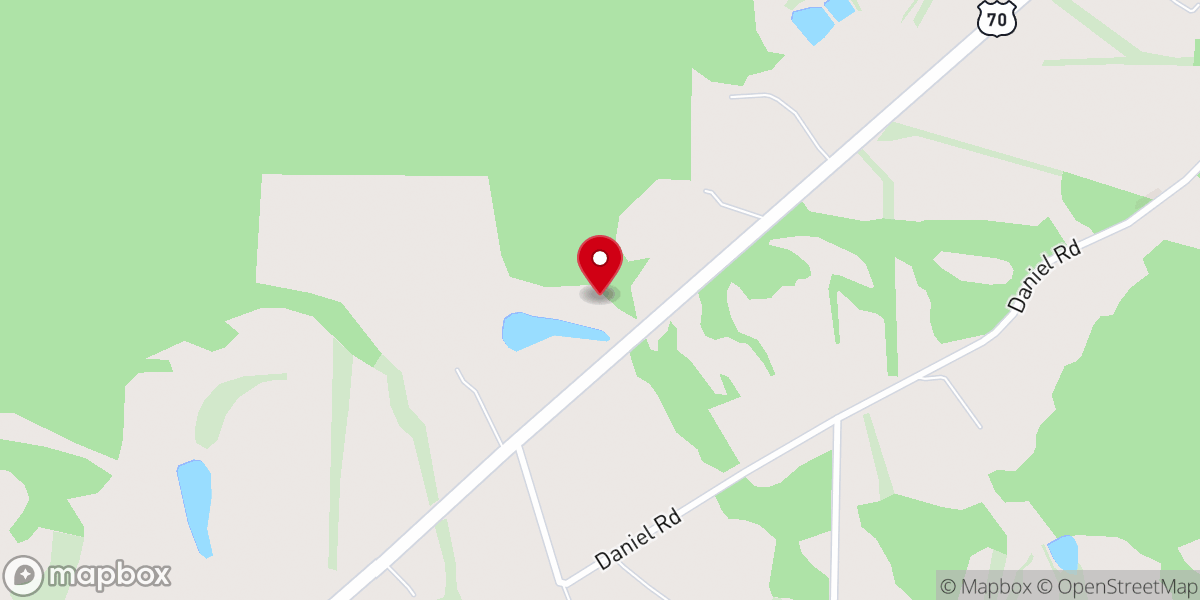 Map showing location of Spring Creek Church of Christ