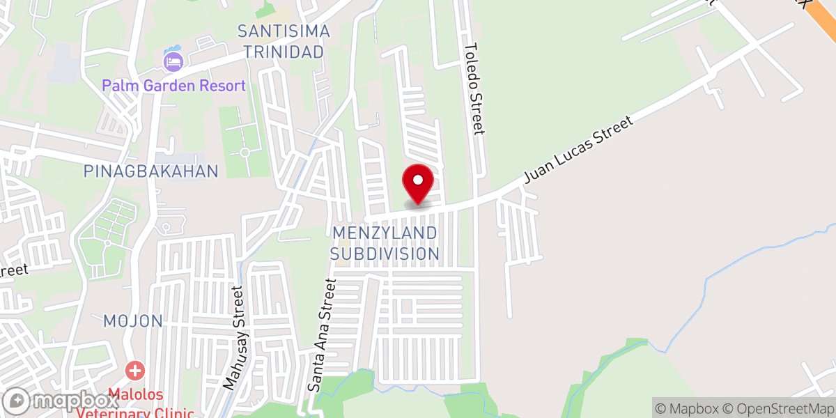 Map showing location of Christian and Missionary Alliance Churches of City of Malolos(CAMACOP)