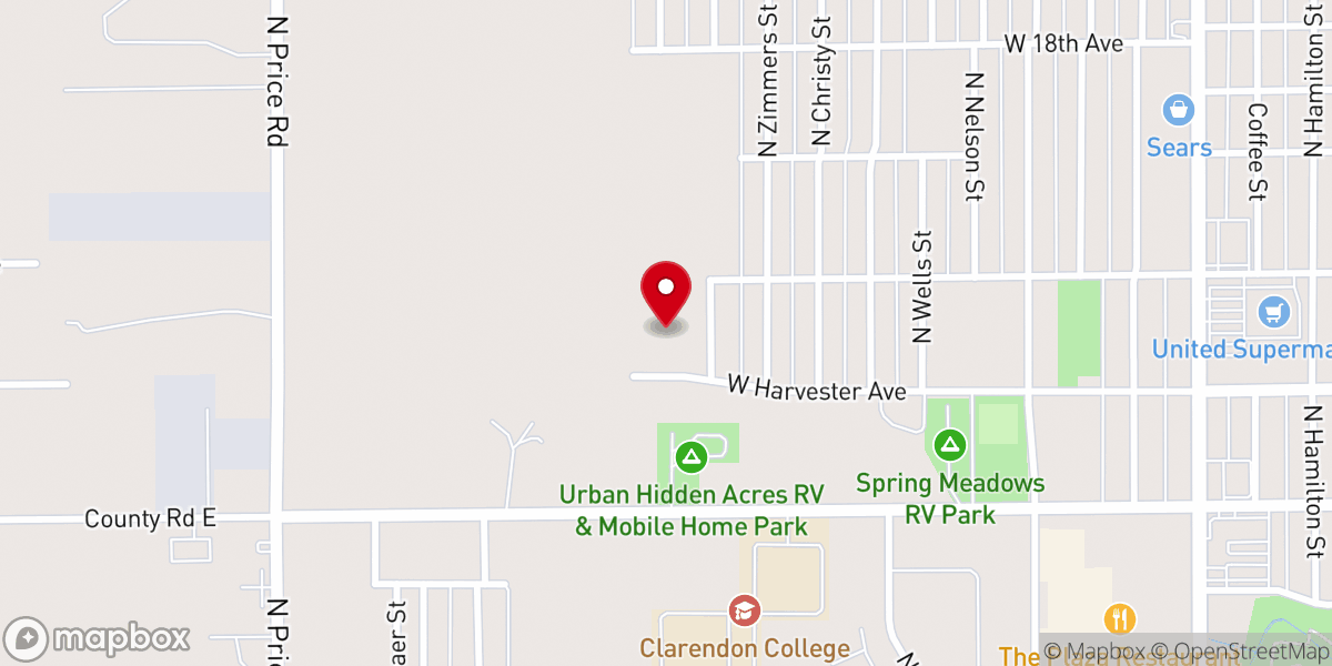 Map showing location of Briarwood Full Gospel Church