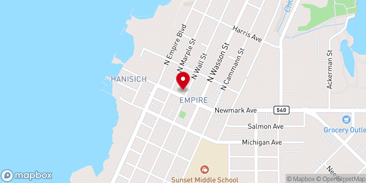 Map showing location of South Coast Unitarian Unversalist Fellowship