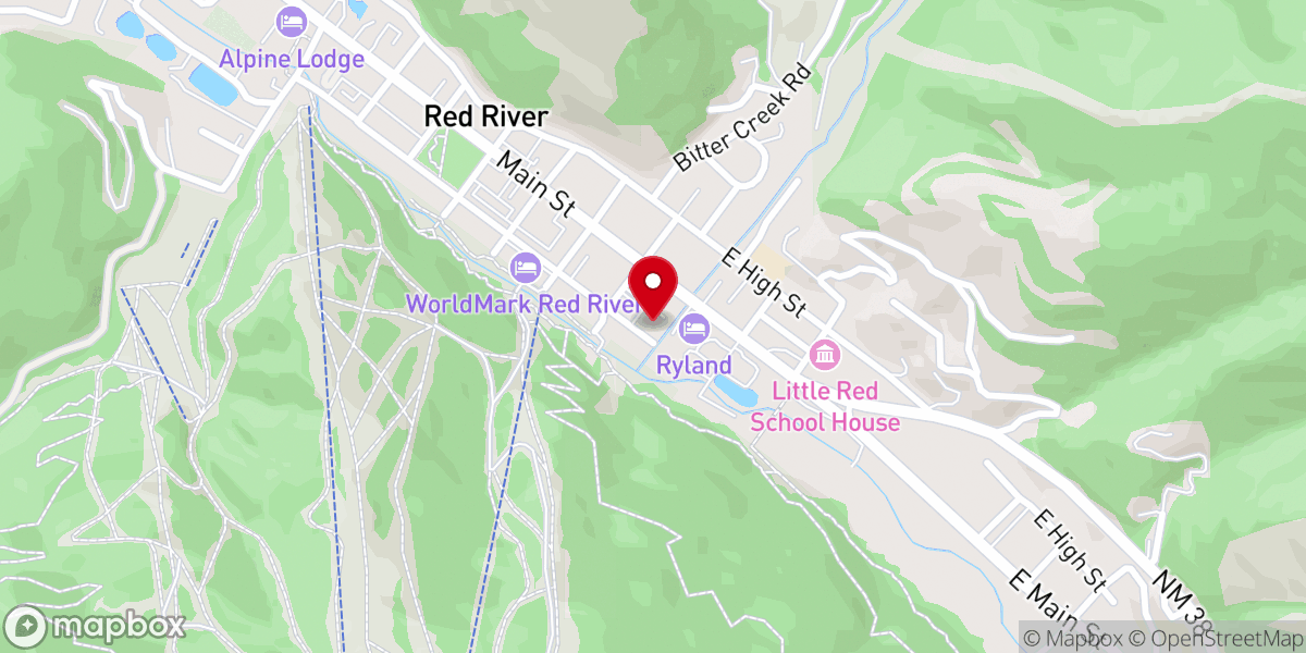 Map showing location of Faith Mountain Fellowship Church