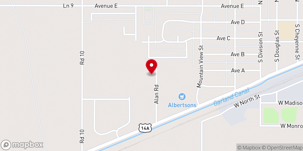 Map showing location of Cornerstone Community Fellowship