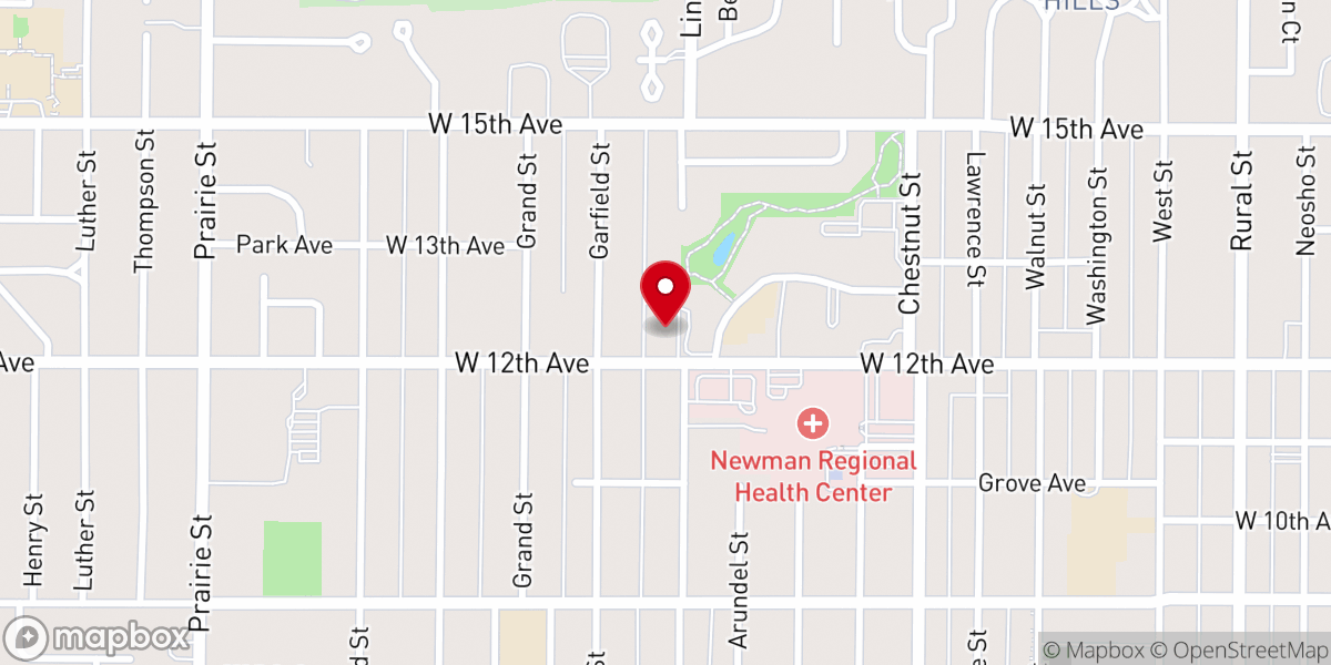 Map showing location of St Marks Lutheran Church