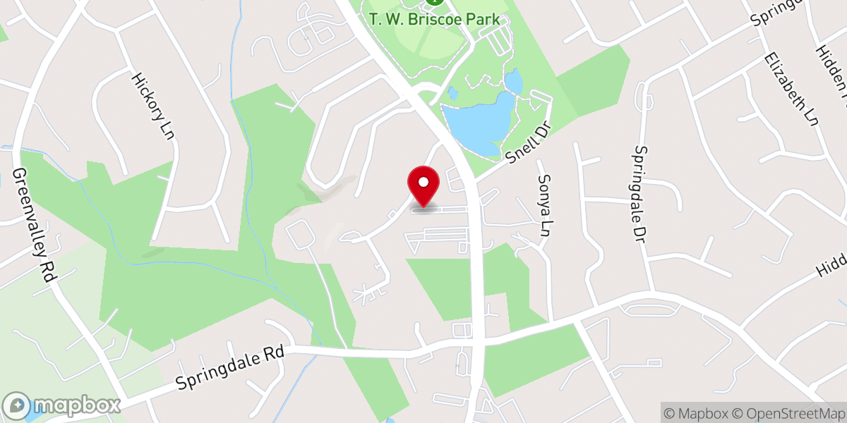 Map showing location of Good News Baptist Church