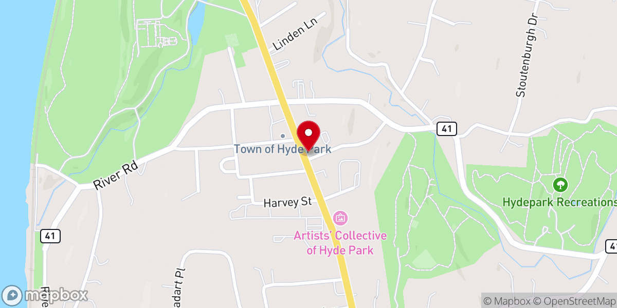 Map showing location of The United Methodist Church of Hyde Park
