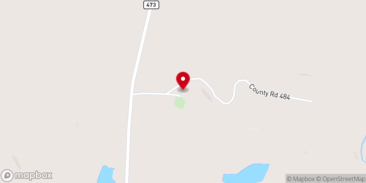 Map showing location of Harrison Church
