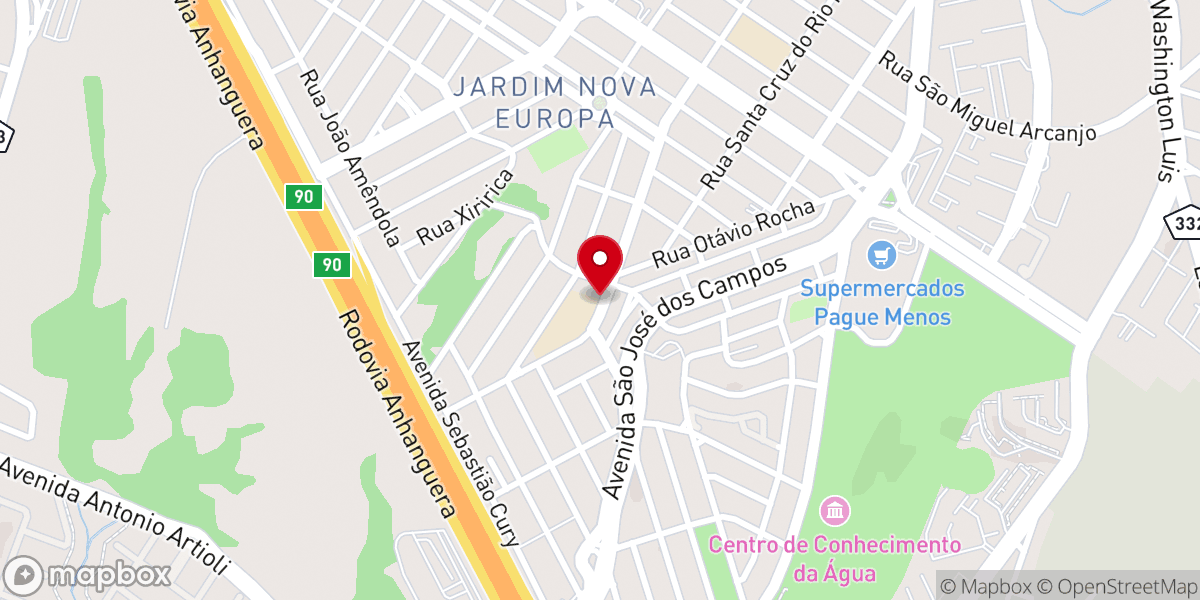 Map showing location of Comunidade Cristo Redentor - Igreja Católica