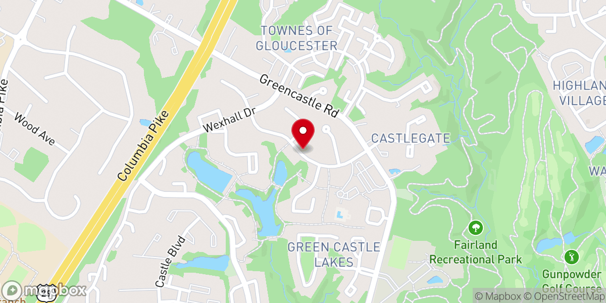 Map showing location of Charis Worship Center Ministries