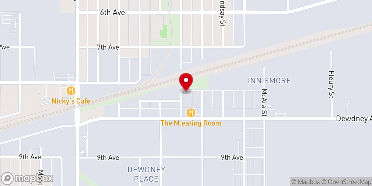 Map showing location of Lab 1421