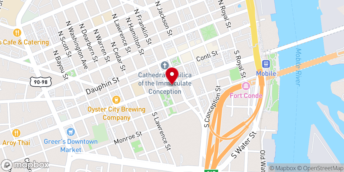Map showing location of Catholic Week Publishing Co