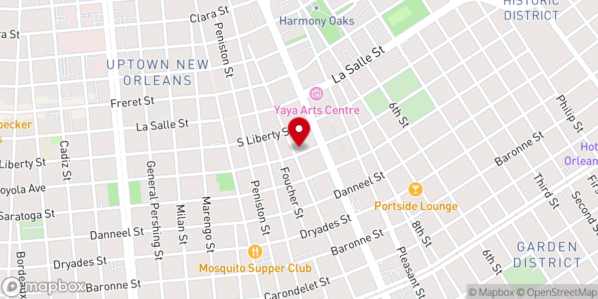 Map showing location of Triumph Church and Kingdom of God in Christ