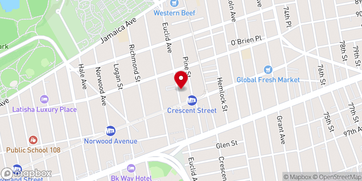 Map showing location of Blessed Sacrament Catholic Academy