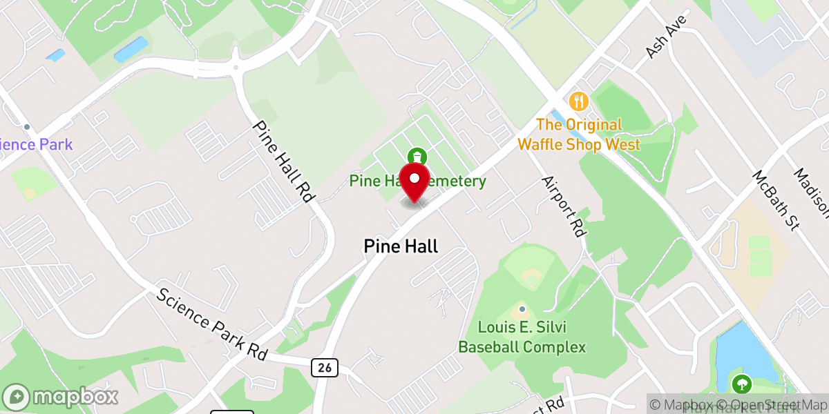 Map showing location of Resurrection Presbyterian Church, OPC