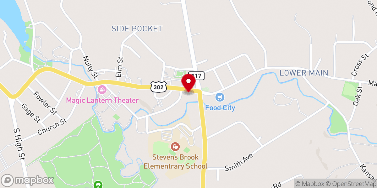 Map showing location of Baked with Love