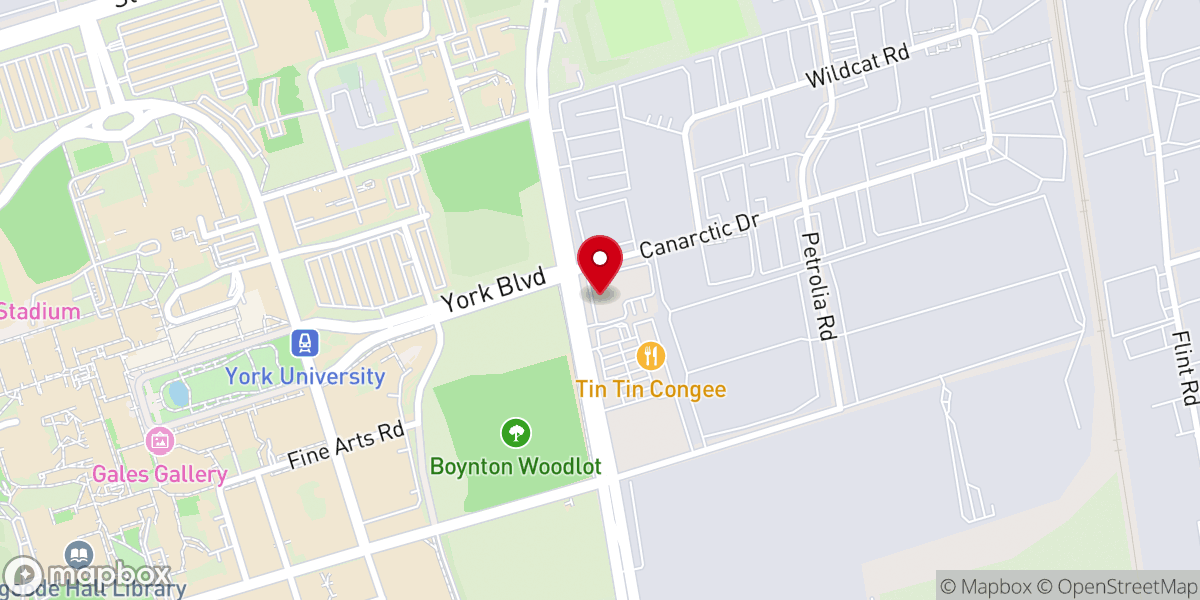 Map showing location of Tabernacle Church of God