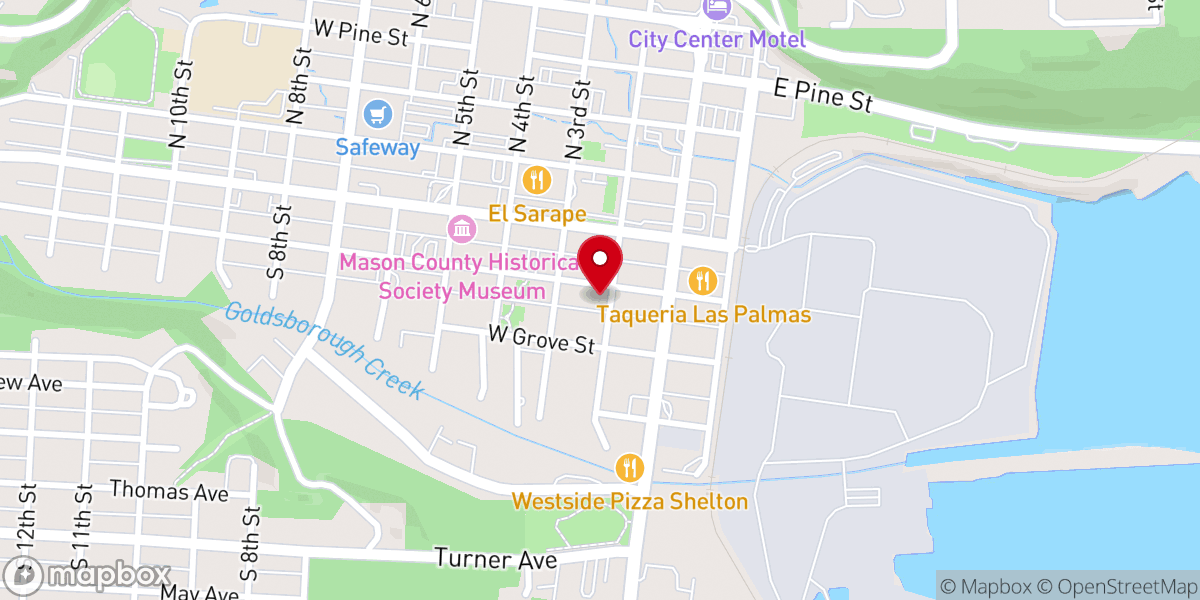 Map showing location of Saint's Pantry
