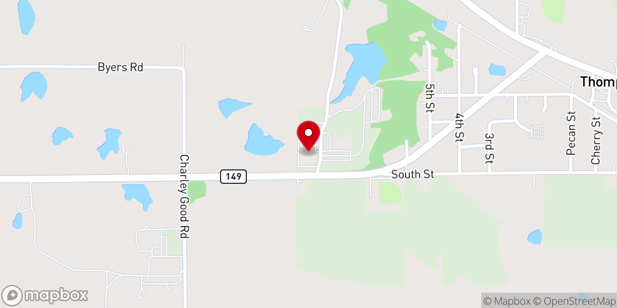 Map showing location of Thompsonville Seventh-day Adventist Church