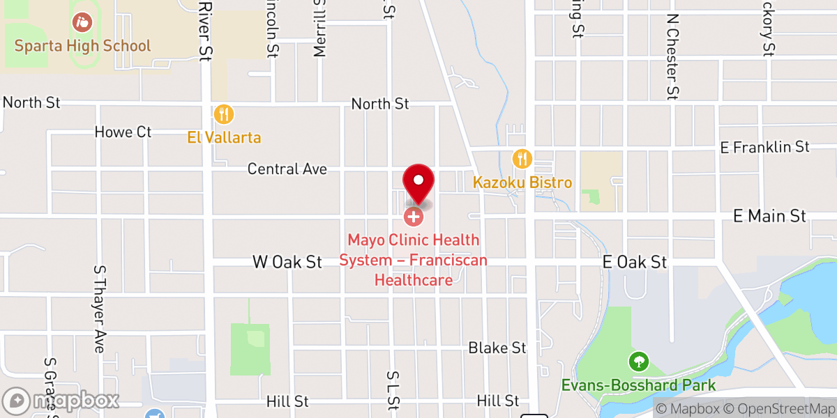 Map showing location of St. Patrick's Rectory