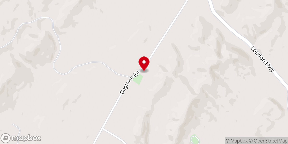 Map showing location of Midway Church