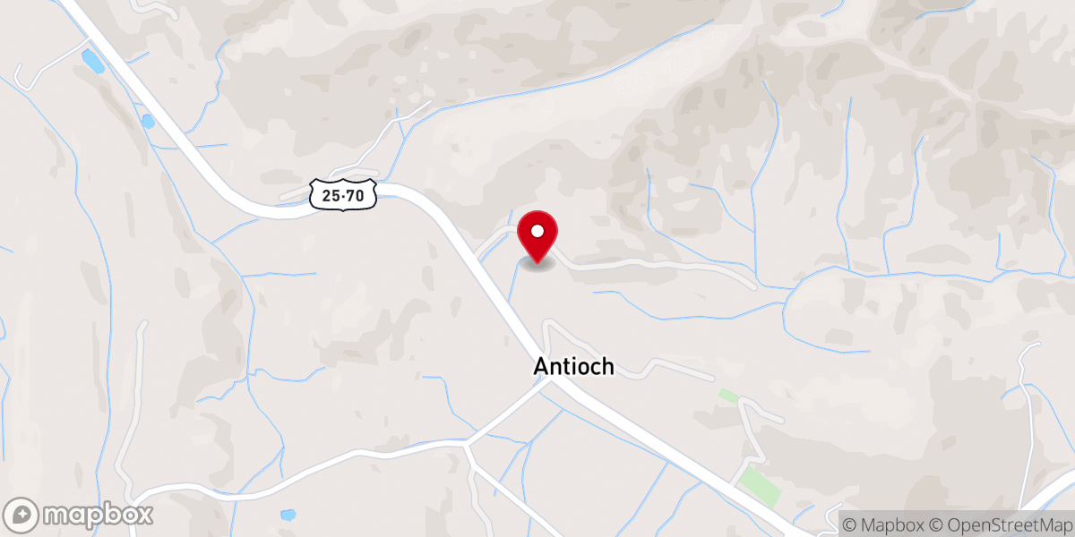 Map showing location of Solid Rock Full Gospel Church