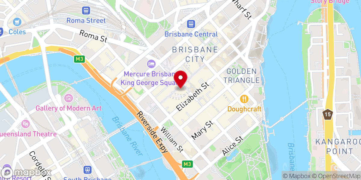 Map showing location of Holy Fire Fellowship