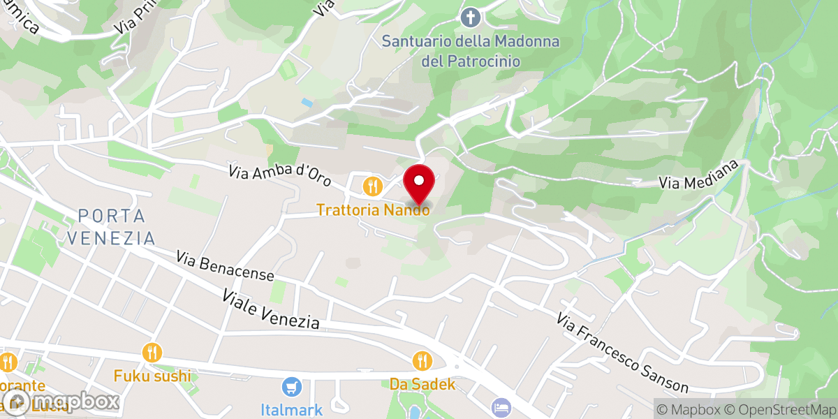 Map showing location of Monastero delle Carmelitane Scalze