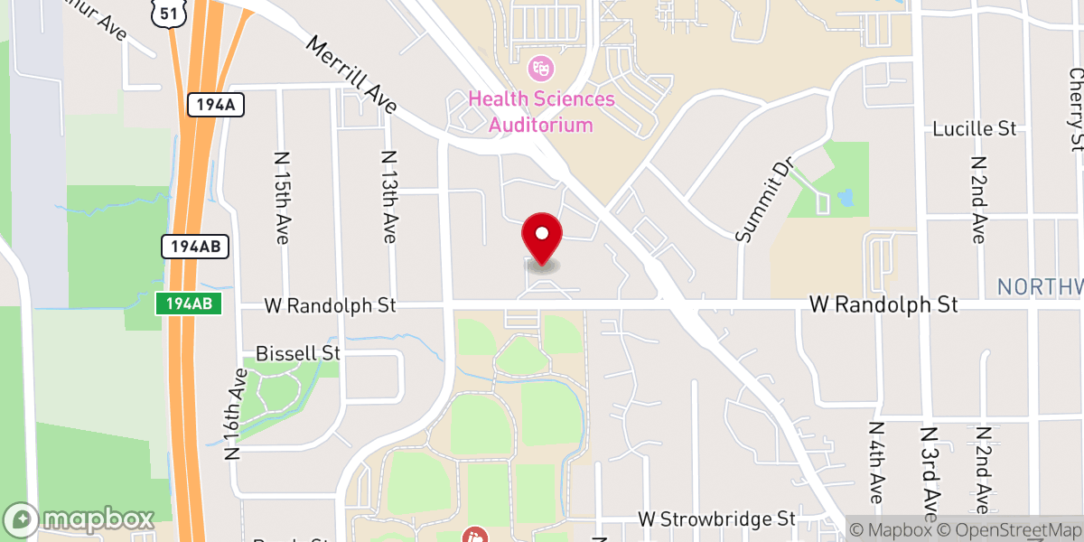 Map showing location of Mt Sinai Congregation